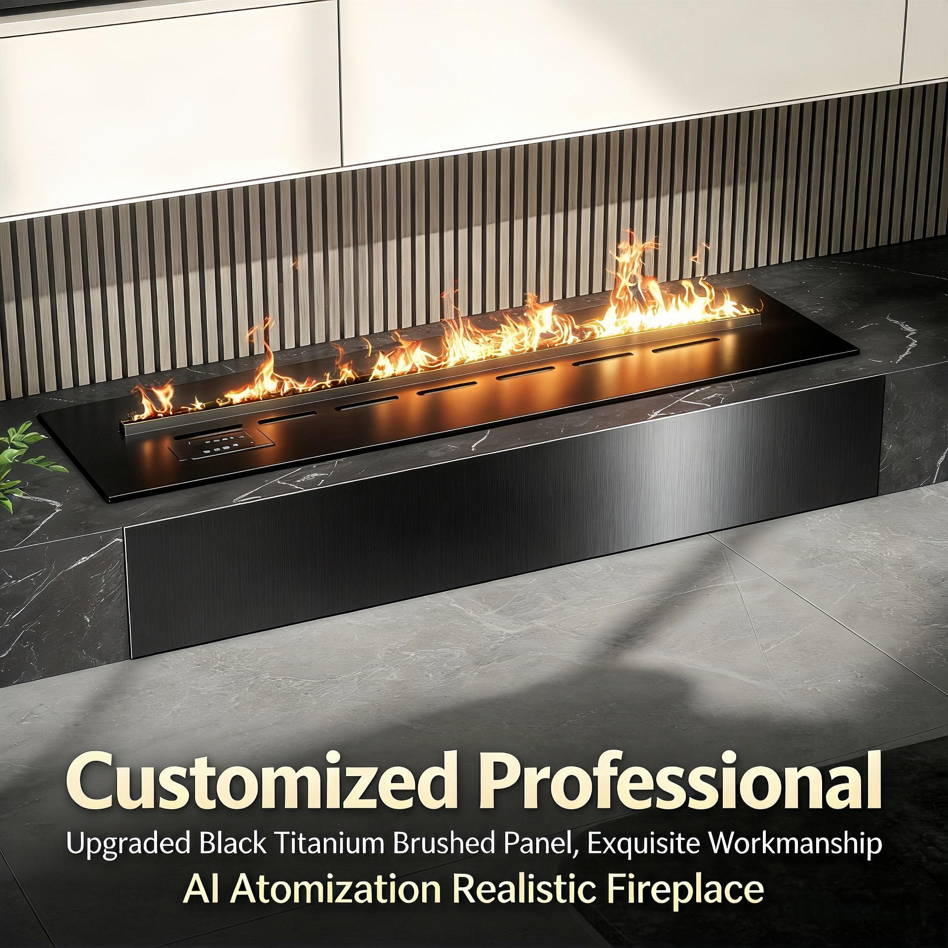 How Cold Flame Water Vapor Fireplace Works