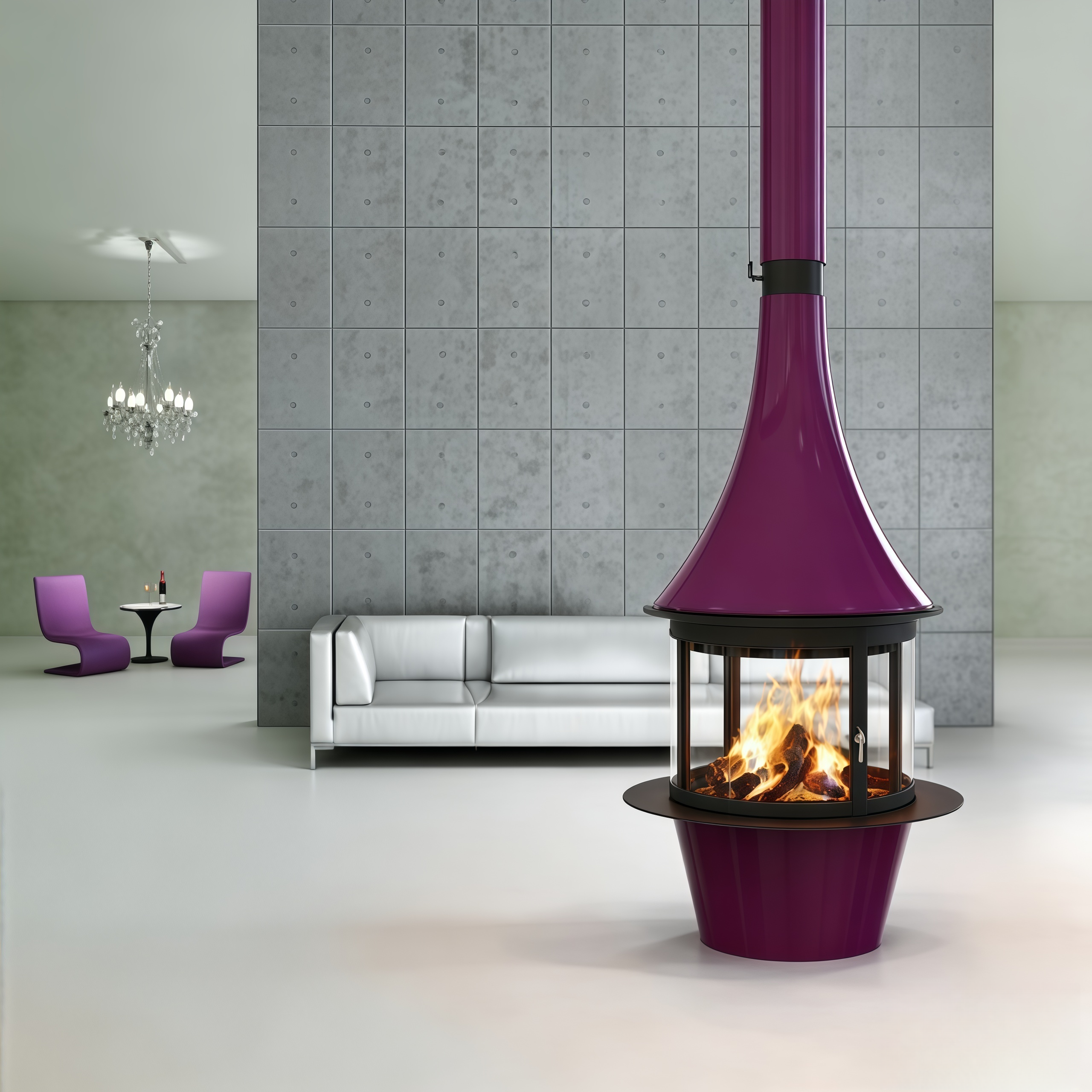 china Freestanding Fireplace factory