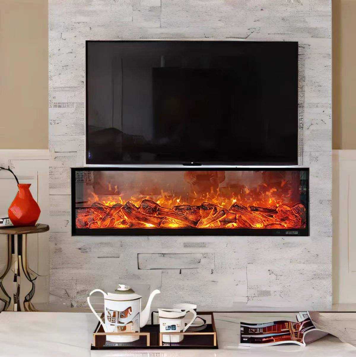 Premium Bookcase Fireplace Combo: The Perfect Harmony of Warmth and Knowledge